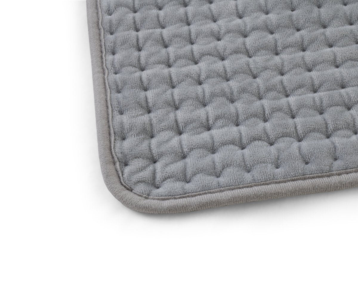 Warmth & Comfort Heated Pad | Grey | 60cm x 30cm - The Bedding & Blankets Store