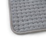 Warmth & Comfort Heated Pad | Grey | 60cm x 30cm - The Bedding & Blankets Store