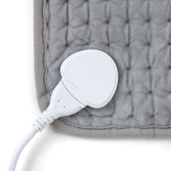 Warmth & Comfort Heated Pad | Grey | 60cm x 30cm - The Bedding & Blankets Store