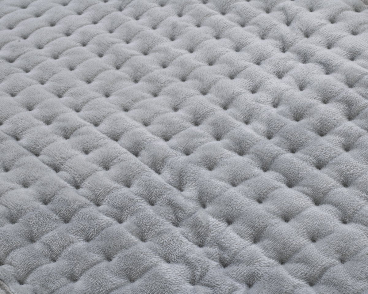 Warmth & Comfort Heated Pad | Grey | 60cm x 30cm - The Bedding & Blankets Store