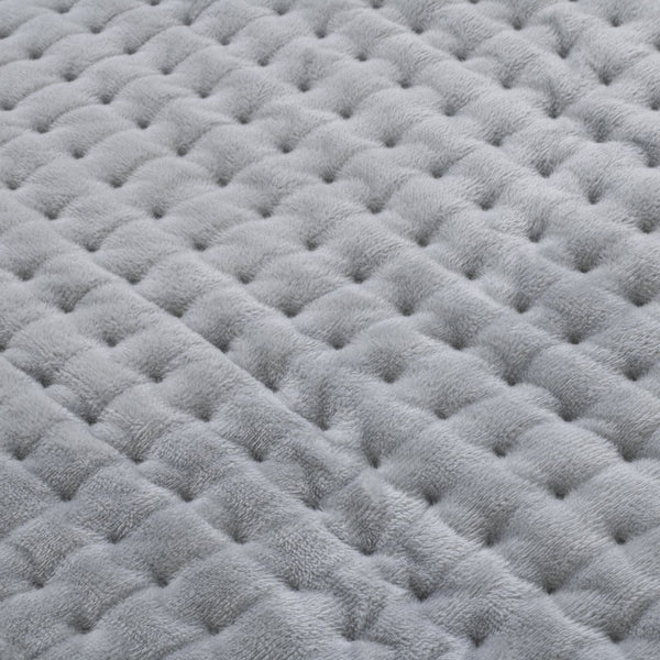 Warmth & Comfort Heated Pad | Grey | 60cm x 30cm - The Bedding & Blankets Store