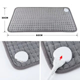 Warmth & Comfort Heated Pad | Grey | 60cm x 30cm - The Bedding & Blankets Store