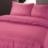 Premium Microfibre Percale Duvet Cover Set Dallas | Bright Pink | Single - 140cm (W) x 220cm (L) - The Bedding & Blankets Store