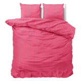 Premium Microfibre Percale Duvet Cover Set Dallas | Bright Pink | Single - 140cm (W) x 220cm (L) - The Bedding & Blankets Store