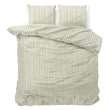 Premium Microfibre Percale Duvet Cover Set Dallas | Cream | Single - 140cm (W) x 220cm (L) - The Bedding & Blankets Store